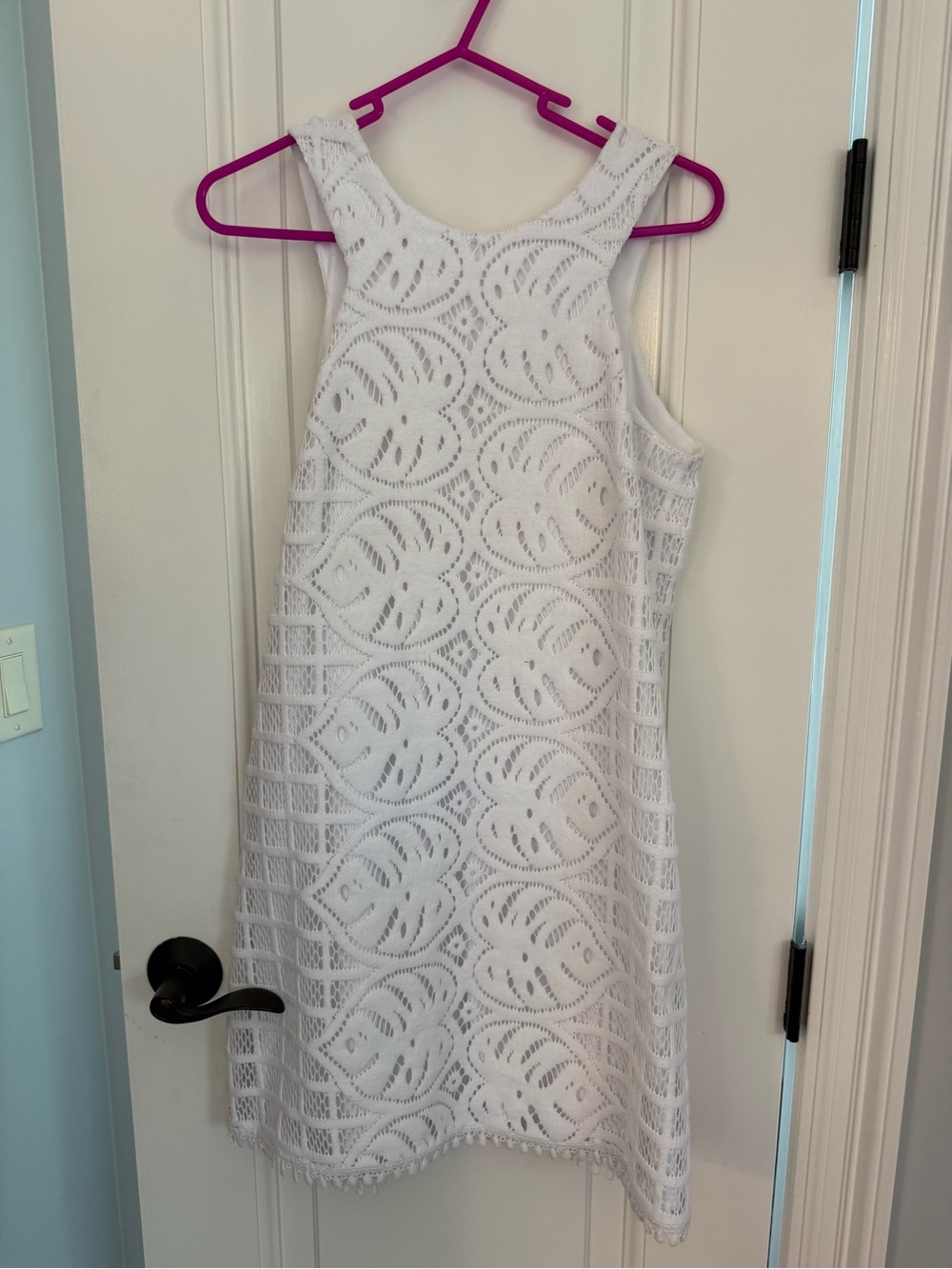 Lilly Pulitzer White Lace Shift Dress